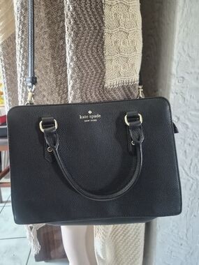 Kate Spade Black Leather Satchel